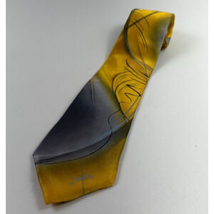 J Garcia 100% Silk Landscape Watercolor Collection Traditional Neck Tie NWOT